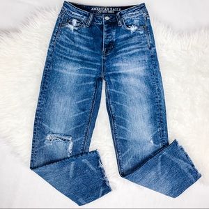 American Eagle Vintage High-Rise Straight Denim